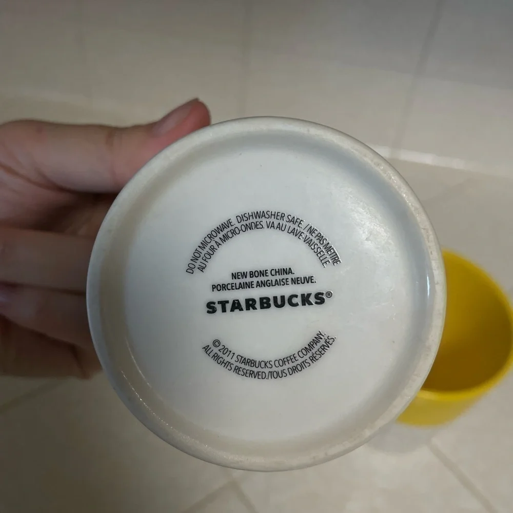 Starbucks Tazo Tea Logo Asymmetrical Cups